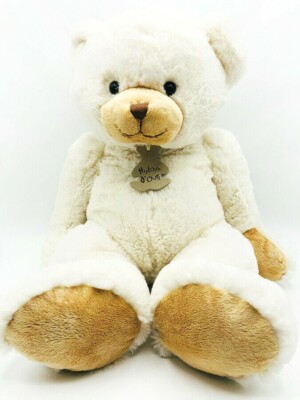 Histoire d'Ours Ivory Teddy Bear 19” Plush HO1340 Made in France