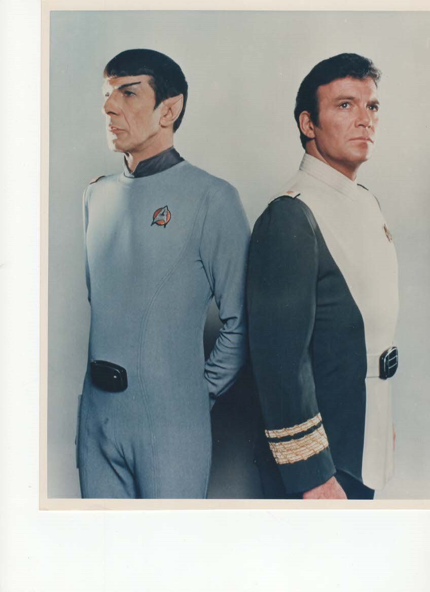 STAR TREK II Leonard Nimoy William Shatner Wrath of Khan 8 x 10 Color Photograph