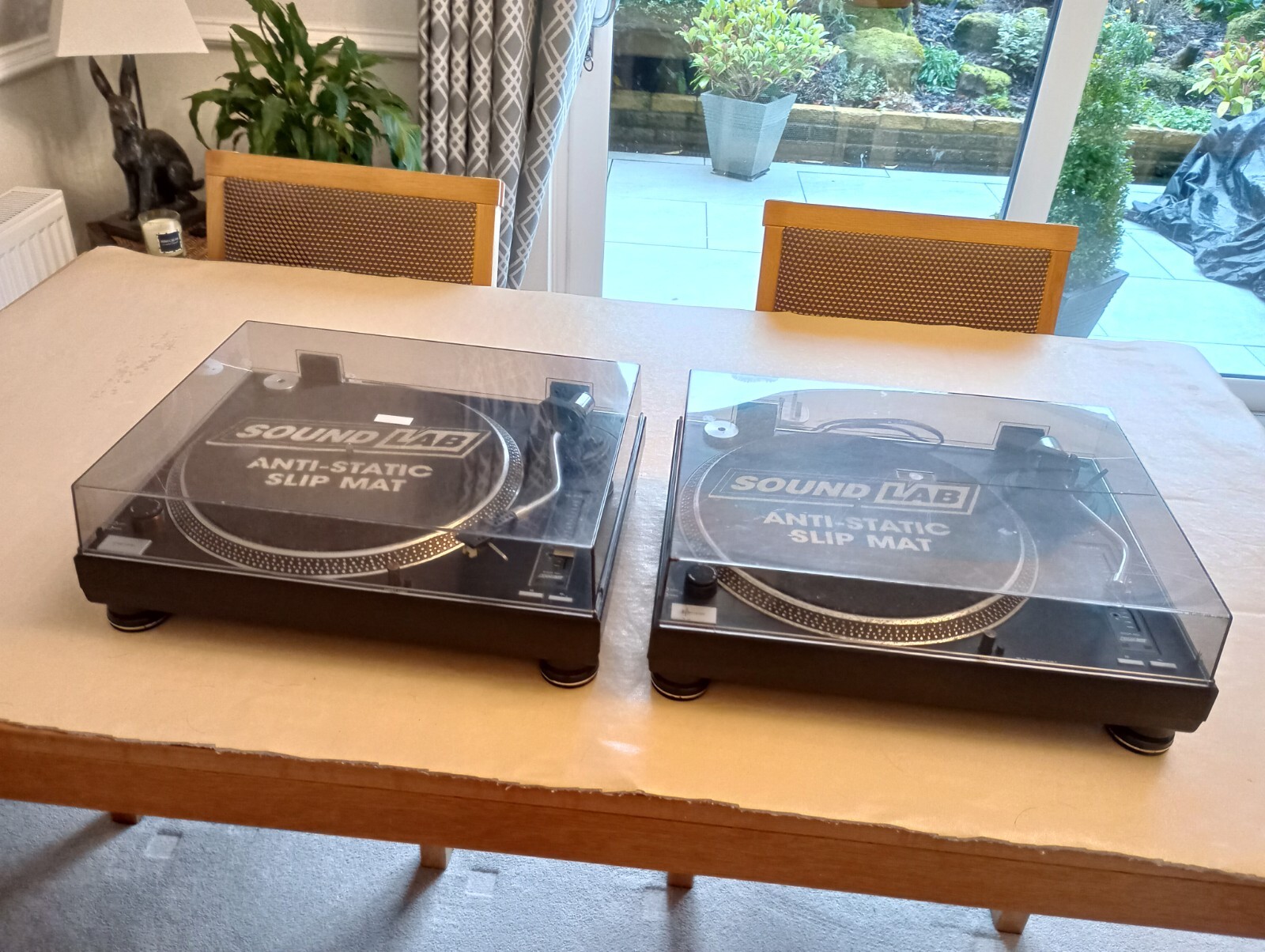 Pair Soundlab DLP1R Professional Belt Drive Turntables eBay