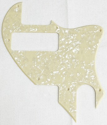Cream Pearl 1-Ply For US Tele F Hole Thinline Hybrid P90 Style Guitar Pickguard
