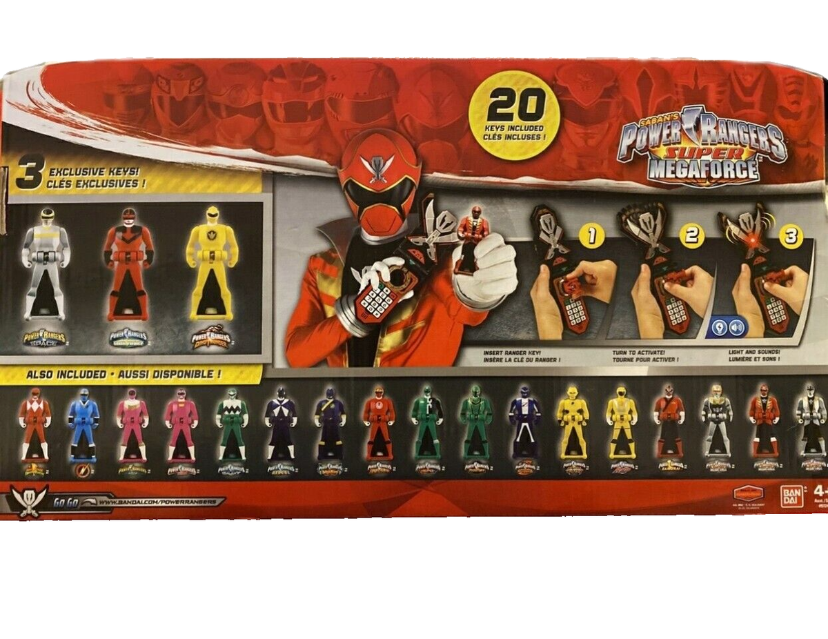 Power Rangers Deluxe Morpher & 20 Legendary Ranger Keys super