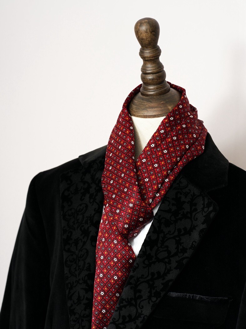 How To Tie A Neck Scarf Men Red Scarf Neckerchief Men's