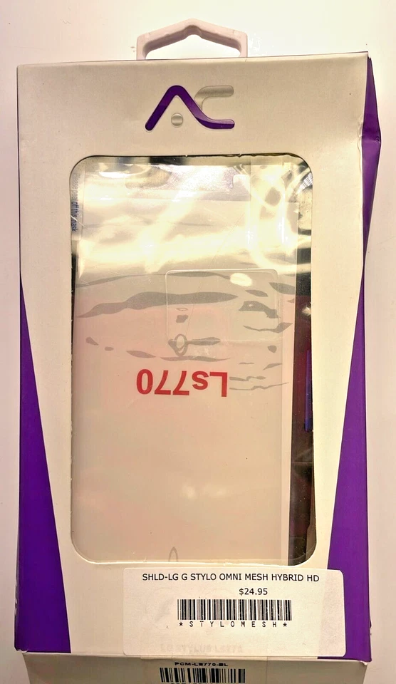 Custodia Ibrida Protettiva In Rete Premium Per LG G Stylo, Blu - Immagine 2 di 4