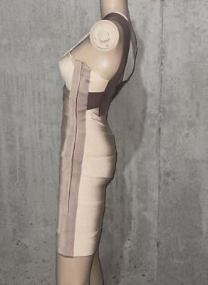 chiffon choker dress La Divine CD402 homecoming dresses short Color:Grey/Black & White Pleated corset bodice with Court Shoes Champagne Low