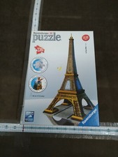 Ravensburger 3D Eiffel Tower 216 Piece Jigsaw Puzzle La Tour Eiffel Paris