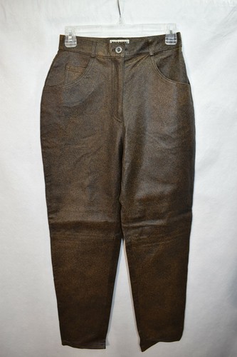 Forenza Pants Brown Leather Size 6 