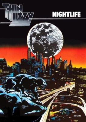 1974 THIN LIZZY ALBUM POSTER PRINT WALL ART FOR NIGHTLIFE SIZE 10X15in