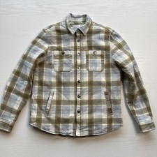 Katin Harold Plaid Sherpa Lined Shacket Boys Medium