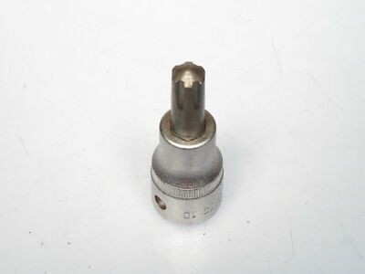 Hazet Brand Chrome Vanadium 10mm Ribe CV Screw Socket (1/2'' Drive)  991-10
