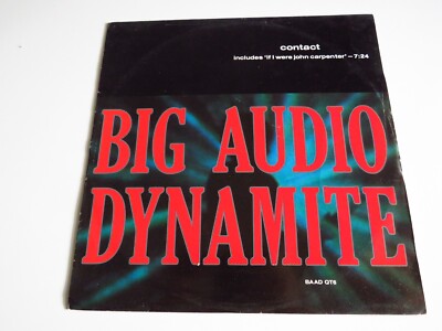 Big Audio Dynamite - Contact - Label: CBS, 1989 - 12'' Vinyl