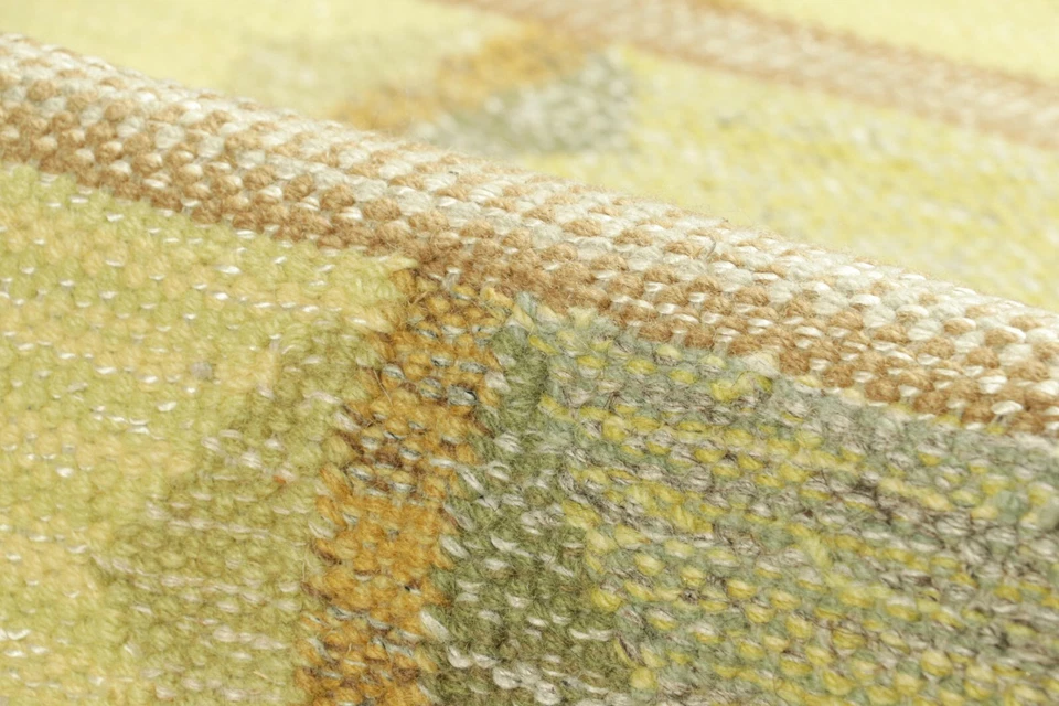 Handwoven Wool Kilim Scandinavian Rug Geometric Rug For Living Room Home Decor - Image 3 of 4