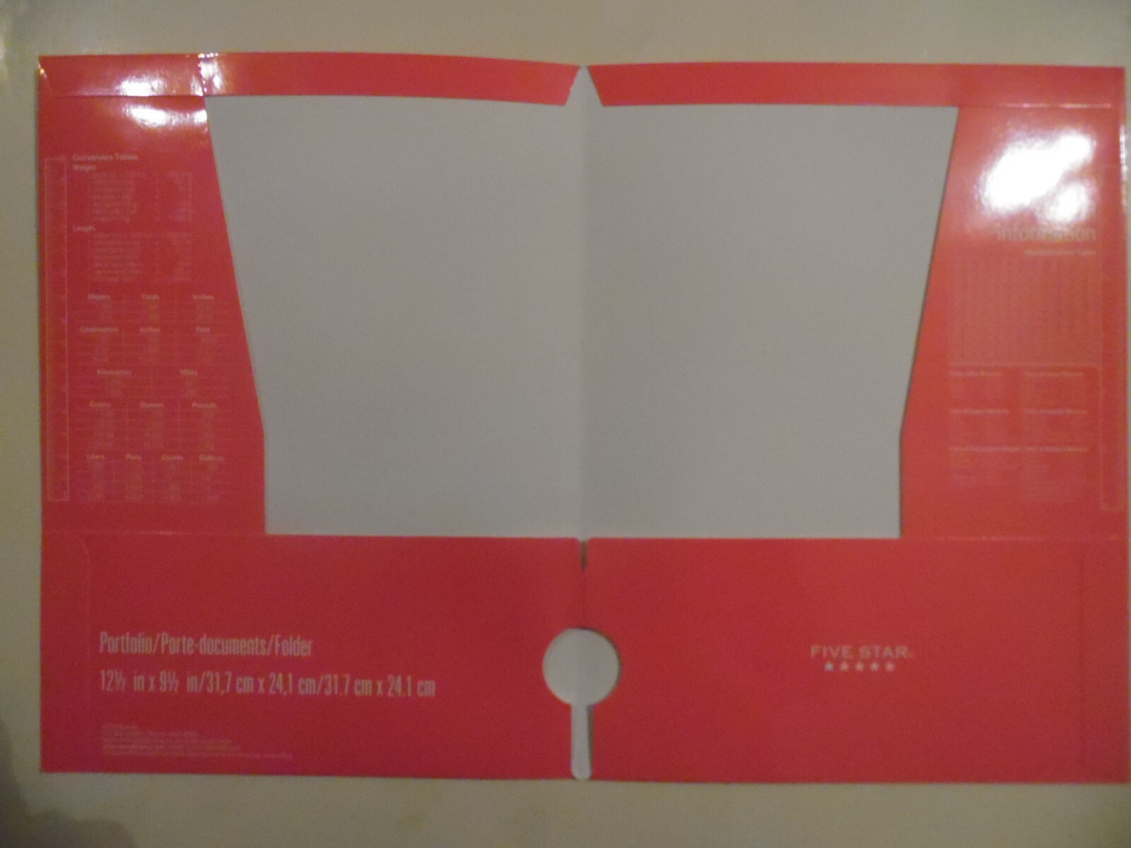 Mead Five Star 4 Pocket Laminated Paper Folder, 5.053.03 each, You