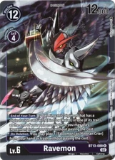Digimon Card - (NM) Ravemon BT13-089 Foil Rare - Bandai
