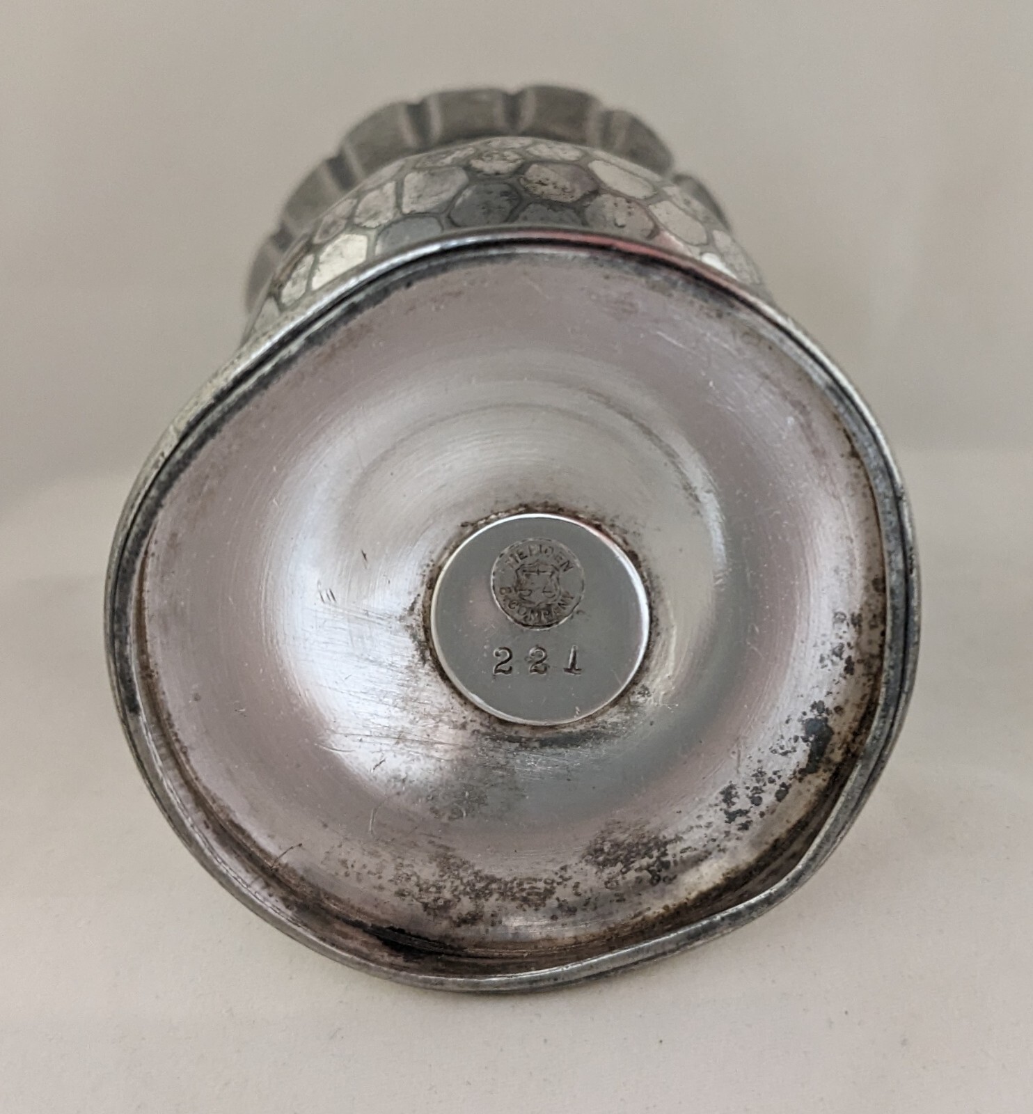 C. 1880 Meriden Britannia Ware Pewter Communion Wine Goblet Aesthetic