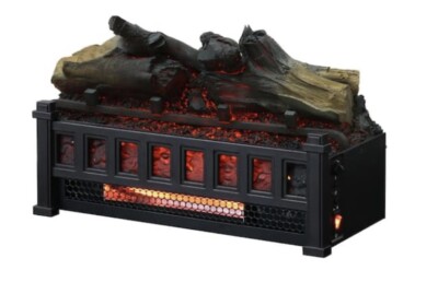 StyleWell Barkridge 21 in. Infrared Electric Fireplace Log Set Heater