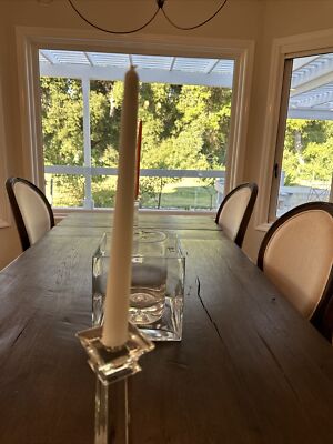 12 Pack Tall Taper Candles 12 Inch IVORY No Drip Unscented No Smoke Candlesticks