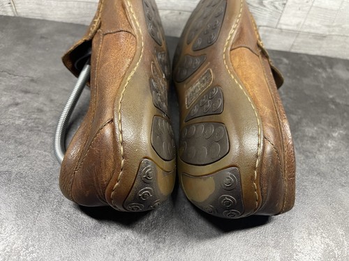 Børn Born Boc Driving Halbschuhe Herren 10M Harmon Schuhe Braun Leder Slipper Komfort - Bild 12 von 19