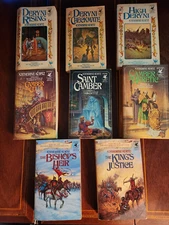 KATHERINE KURTZ LOT OF 8 DERYNI 1-3, CULDI 1-3 & KELSON 1-2 VINTAGE FANTASY PB