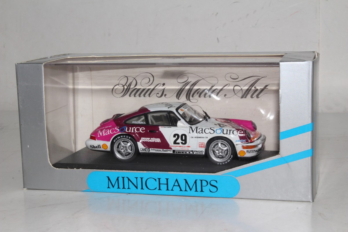 ミニカー MINICHAMPS Porsche Carrera 2 TAG Heuer MINICHAMPS DIECAST #926029 PORSCHE 911, CUP 1992, TONI