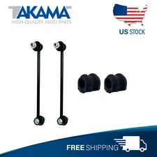 4 Pcs Front Stabilizer Sway Bar End Links + Bushings For 10-13 HYUNDAI TUCSON