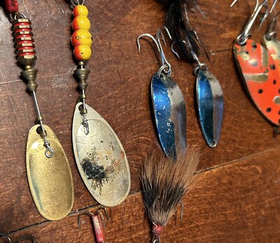 Vintage Luhr Jensen Krocodile Silver Spoon Fishing Lure
