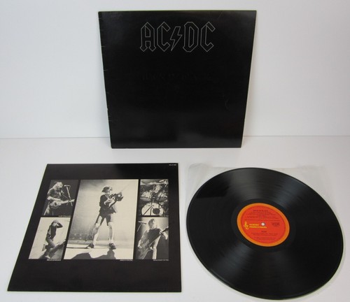 AC/DC – BACK IN BLACK 1ST PRESS 12” 1980 VINYL LP RECORD ALBUM– APLP ...