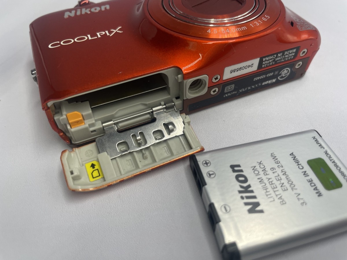 READ Excellent Nikon COOLPIX S6500 16.0MP orange Compact Digital