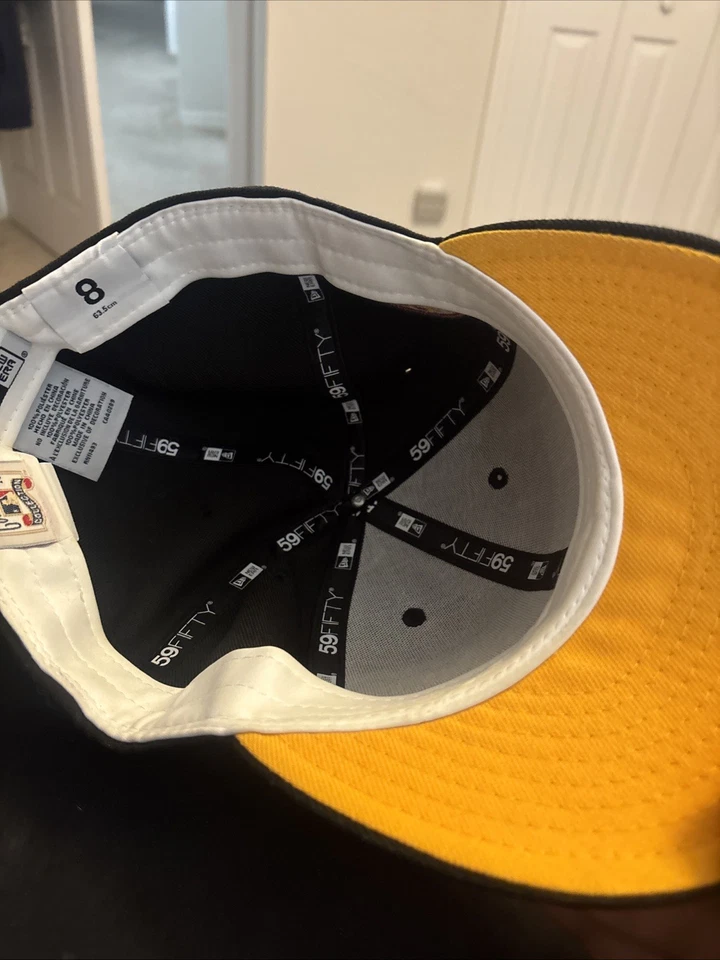 Gorra Chicago White Sox New Era 59FIFTY Comiskey Park 75 Años Talla 8 Negra Foto 3 de 3