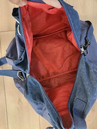 Vintage Ed Hardy Love is a Gamble Denim Duffle Bag Signature Tote Travel Carryon - Picture 11 of 17