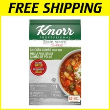 Professional Chicken Gumbo Soup Mix - Quick Prep, 68 Servings, Bulk Pack