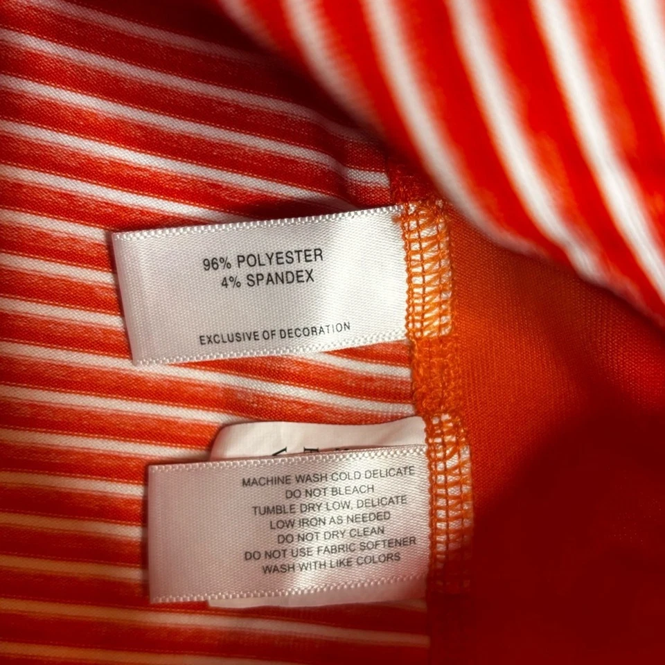 Cortador e Buck Cincinnati Bengals Super Bowl laranja listrado quarto de zíper XS - Imagem 4 de 4