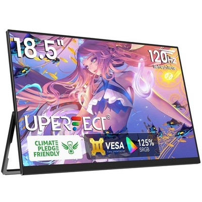 120Hz Portable Monitor 18,5 Zoll Tragbarer Monitore FHD 1920*1080 IPS für Xbox