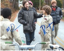 Matt Duffer & Ross Duffer signed 8x10 Photo Creators, The Duffer Brothers - Stra