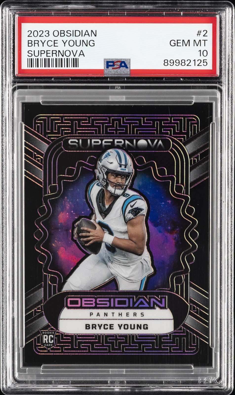 Bryce Young Panini Obsidian Supernova #2 Base