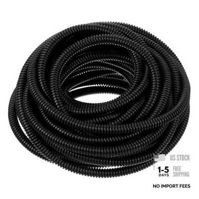 Wire Loom Tubing 26FT - 3/16 inch, Wire Conduit Hose Cord 26ft-3/16in