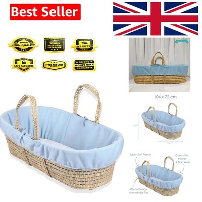 Fleece Liner Dressing For Moses Wicker Basket Blue EBay UK fleece-liner-dressing-for-moses-wicker-basket-blue-ebay-uk
