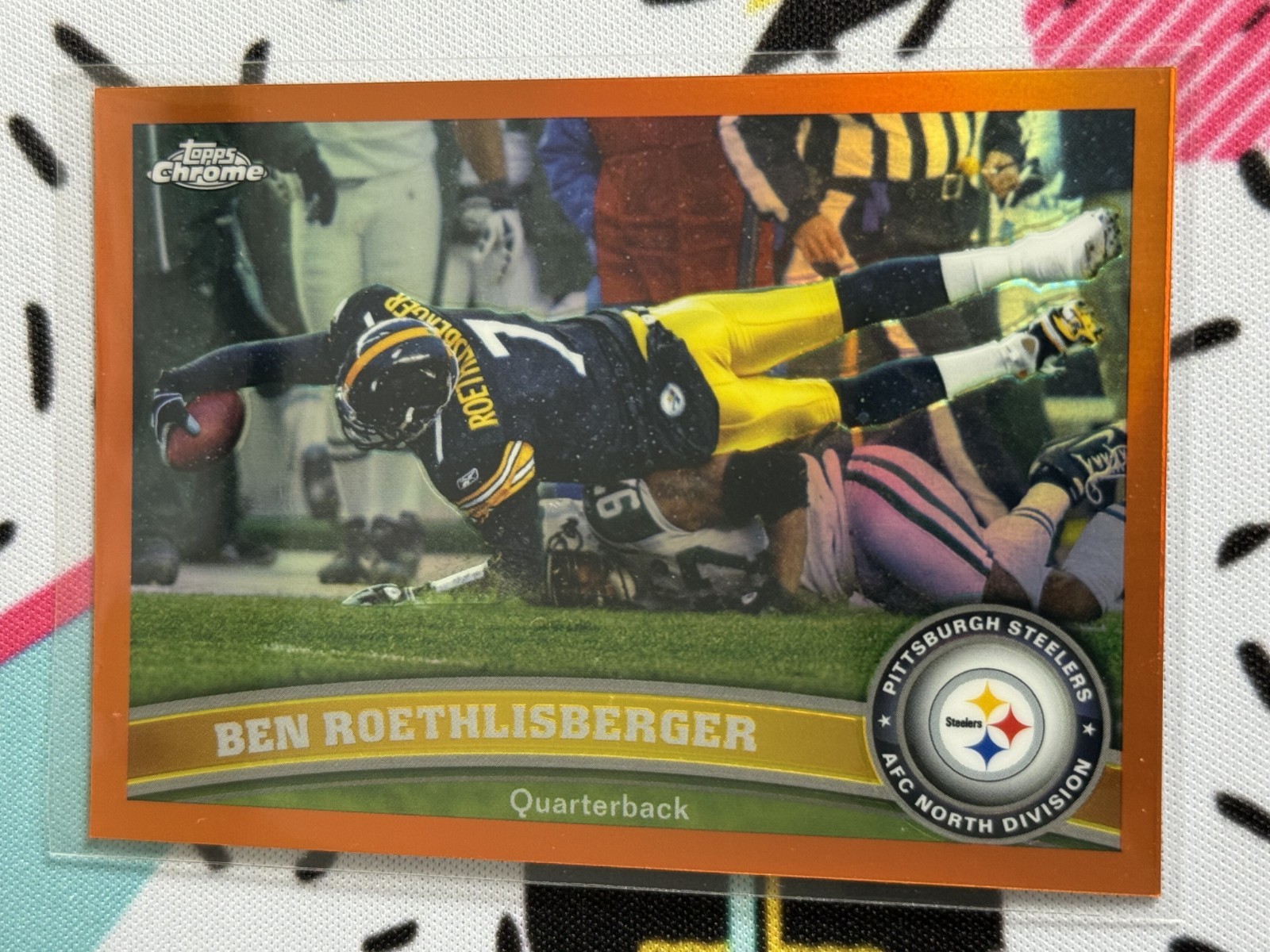 2011 Topps Chrome Ben Roethlisberger #120 Orange Refractors