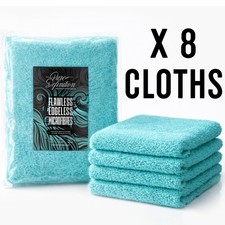 Edgeless Microfibre Cloths x 8 Flawless Microfiber Car Detailing Pure Definition