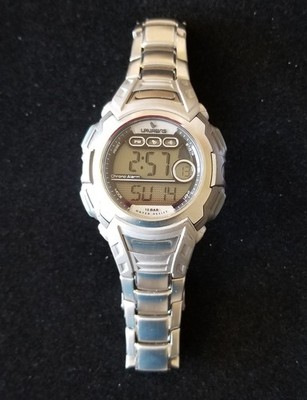 Laurens Day/Date Alarm Chronograph Digital Watch Silver/Gray 1 Xtra Link Running