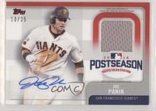 2017 Topps Postseason Performance Relics Red 13/25 Joe Panik #PPAR-JP Auto 0b0