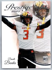 Deonte Banks 2023 Panini Prestige Rookie Rookie #326 New York Giants