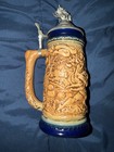 RARE Munktiki MunkStien KRAMPUS Tiki Mug Beer Stien 2017 RAW Glaze Pewter Lid — photo 3