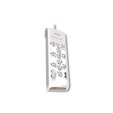 MONSTER JUST POWER I Surge Protector 12 Outlet 6 ft USB White 1815