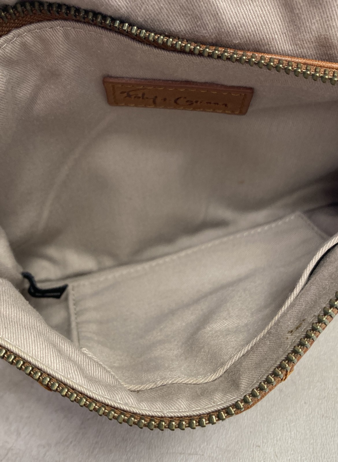 Foley + Corinna Brown Patchwork Leather Snakeskin… - image 4