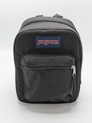 Jansport Big Break Lunch Bag Black Zip Around Bag | eBay