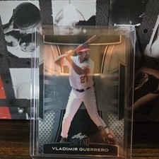 Leaf 2025 Metal Vladimir Guerrero Serial Numbered #177 Baseball Card