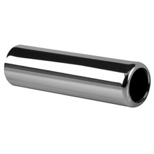 Inside Rolled Pencil Cut Chrome Exhaust Tip 2 Inlet 2.5 Outlet 8 Long