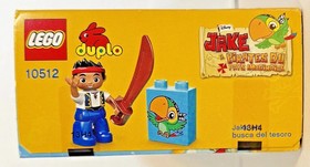 LEGO (10512) Duplo: Jake's Treasure Hunt - New Sealed Retired - Disney Pirate