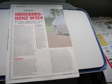 Brief  buyers guide to Mercedes Benz W124