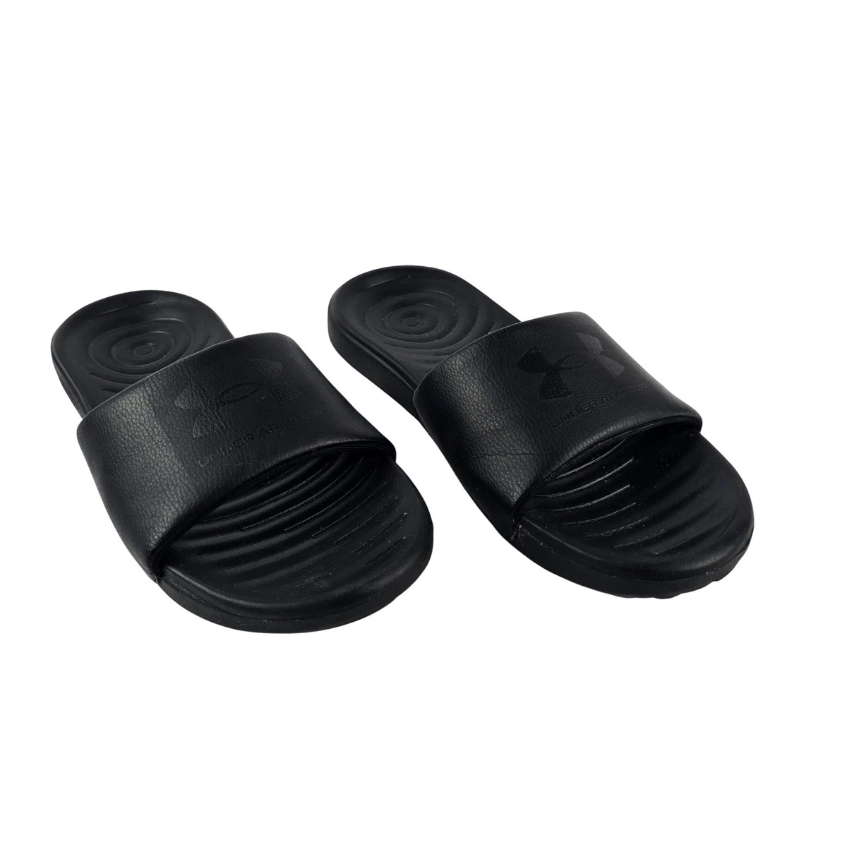 Under Armour Sandals Mens Size 11 Ansa Fix Black Comfort Slip On Beach Slides Under Armour Men main image 3
